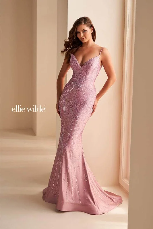 Ellie Wilde EW35002 - Bead Mermaid Prom Dress