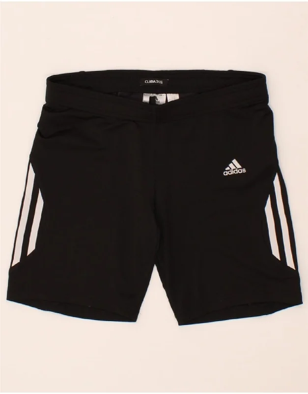 ADIDAS Womens Clima 365 Sport Shorts UK 16 Large  Black Polyester