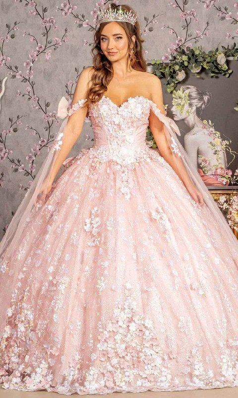 GLS by Gloria GL3465 - Sweetheart Embroidered Ballgown