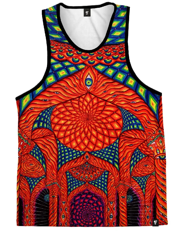 Neon Temple Of Light Unisex Tank Top