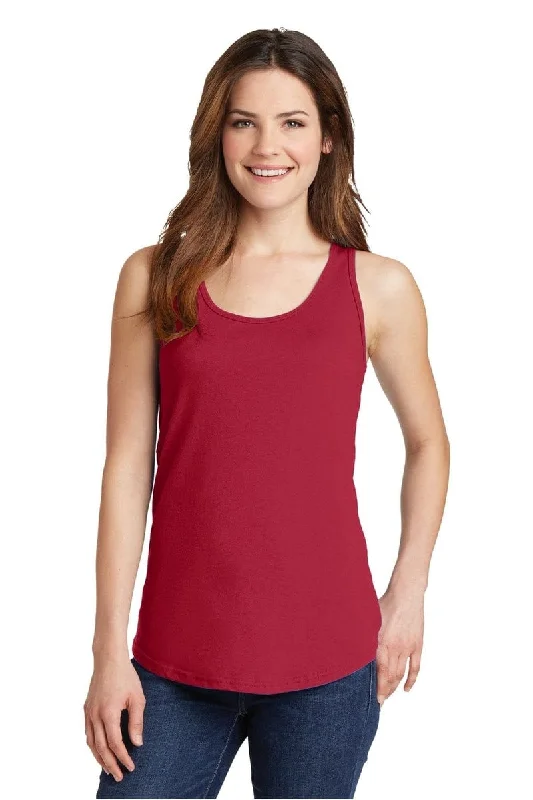 Port & Company ®  Ladies Core Cotton Tank Top.  LPC54TT, Basic Colors