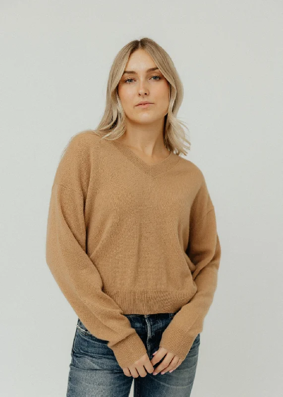 CRUSH Cashmere Malibu V 2.0 Sweater in Camel