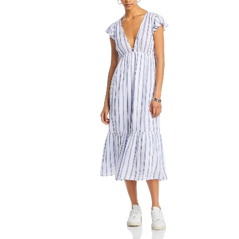 Rails Womens Tina Striped Cotton Maxi Dress