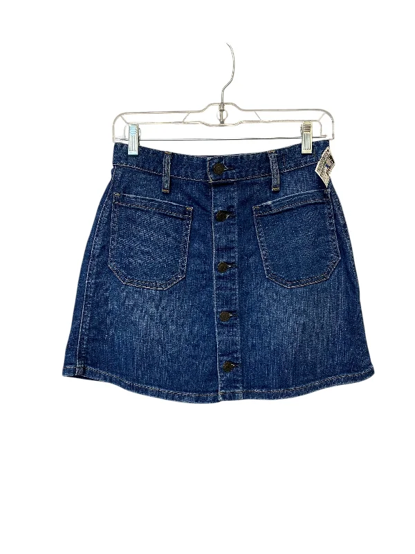 Skirt Mini & Short By Denim & Supply By Ralph Lauren In Blue Denim, Size: 2