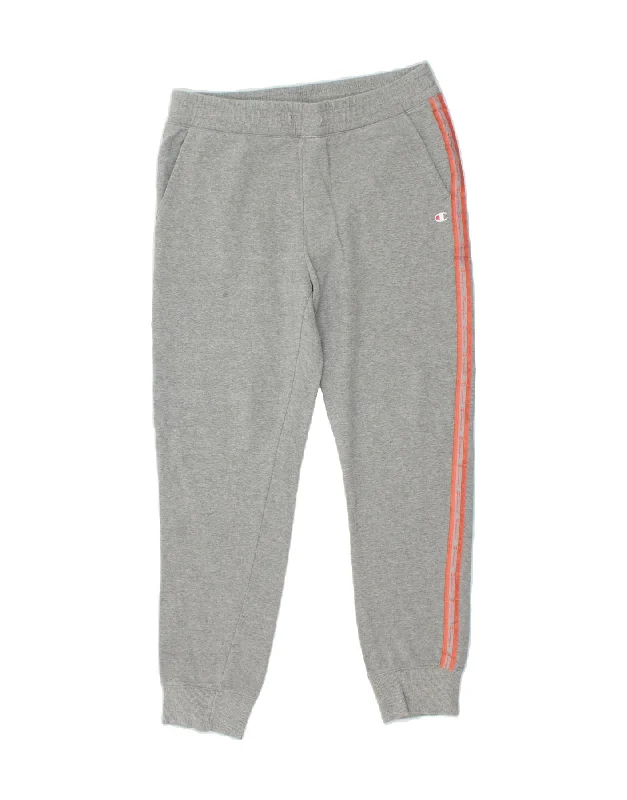 CHAMPION Womens Tracksuit Trousers Joggers Large Grey