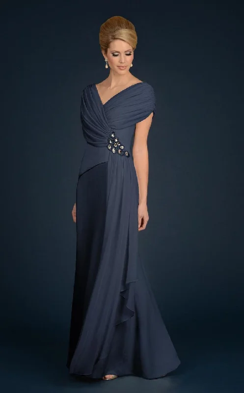 Alexander by Daymor - 701 V-Neck A-Line Gown