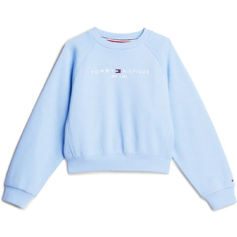 Tommy Hilfiger Vessel Blue Essential Embroidered Fleece Sweatshirt