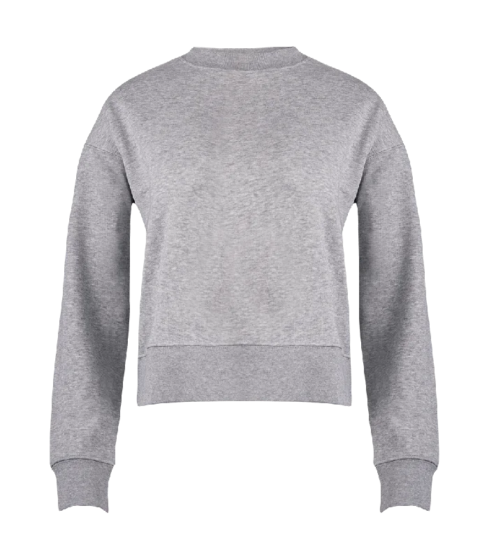 Orion Crop Sweater Heather Grey