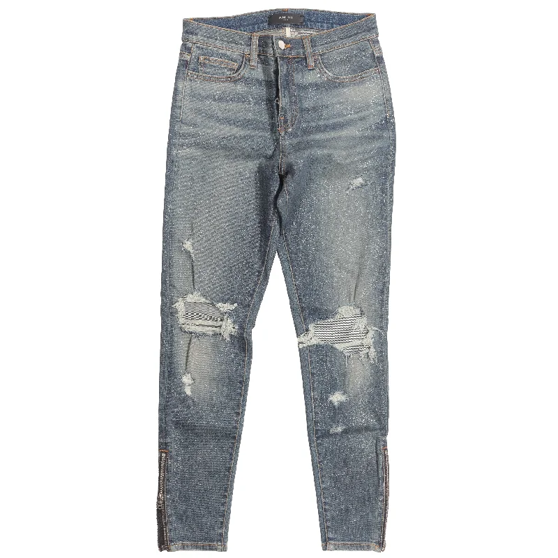 Glitter MX1 Distressed Denim