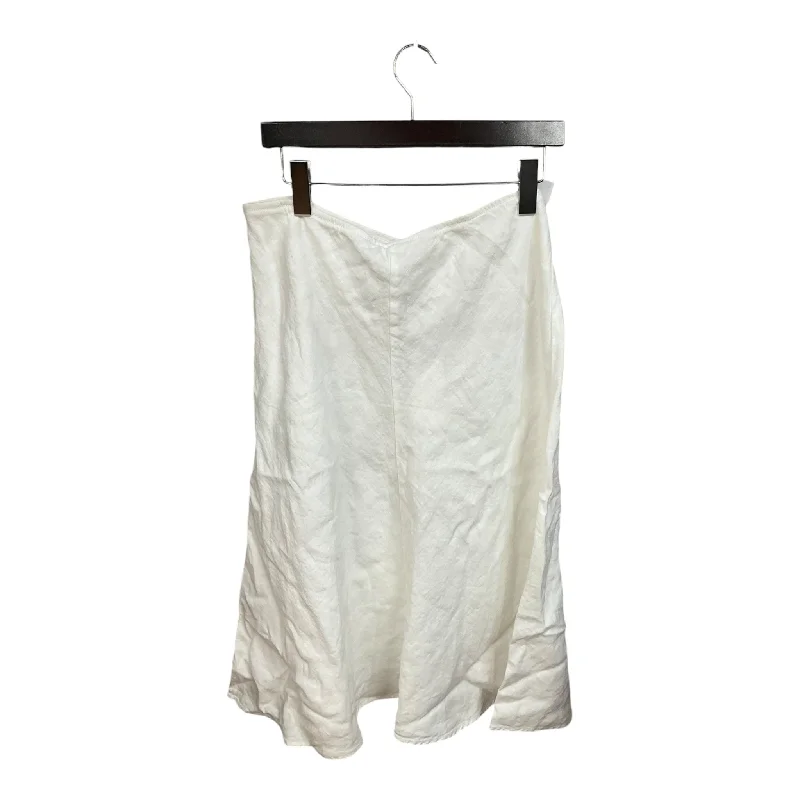 Skirt Midi By Eileen Fisher In White, Size: Petite  M