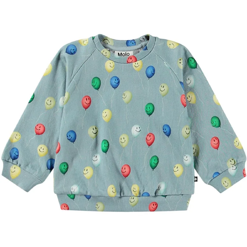 Molo Smiling Balloons Disc Sweatshirt