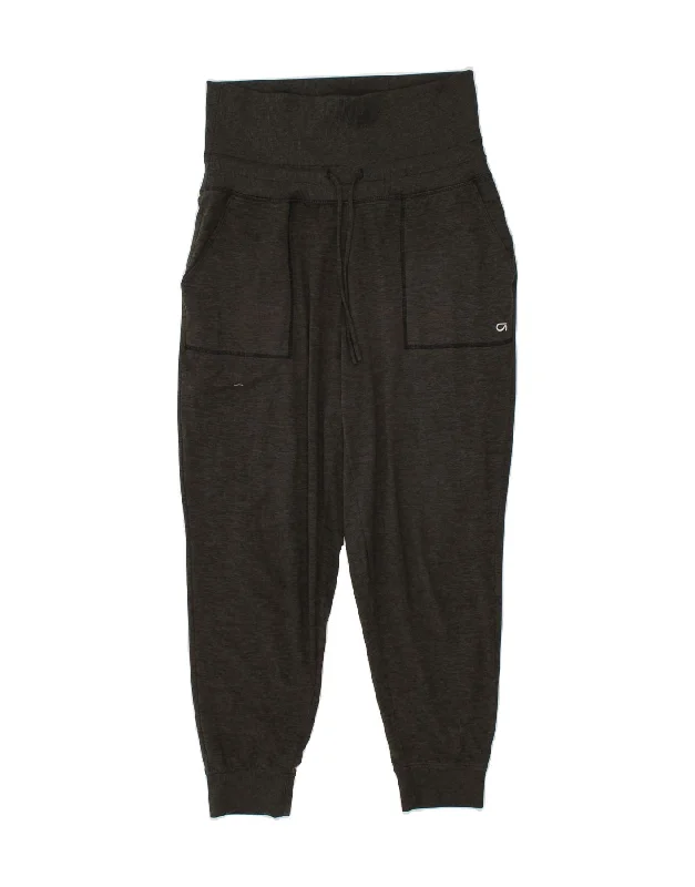 GAP Womens High Waist Tracksuit Trousers Joggers UK 14 Medium Black