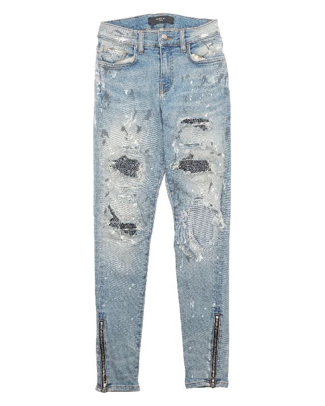 Crystal Embellished MX1 Denim