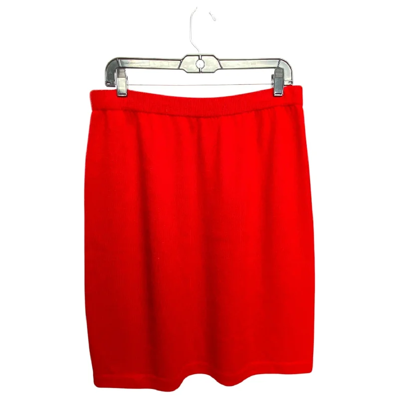 Skirt Designer By St John Collection In Red, Size: 12