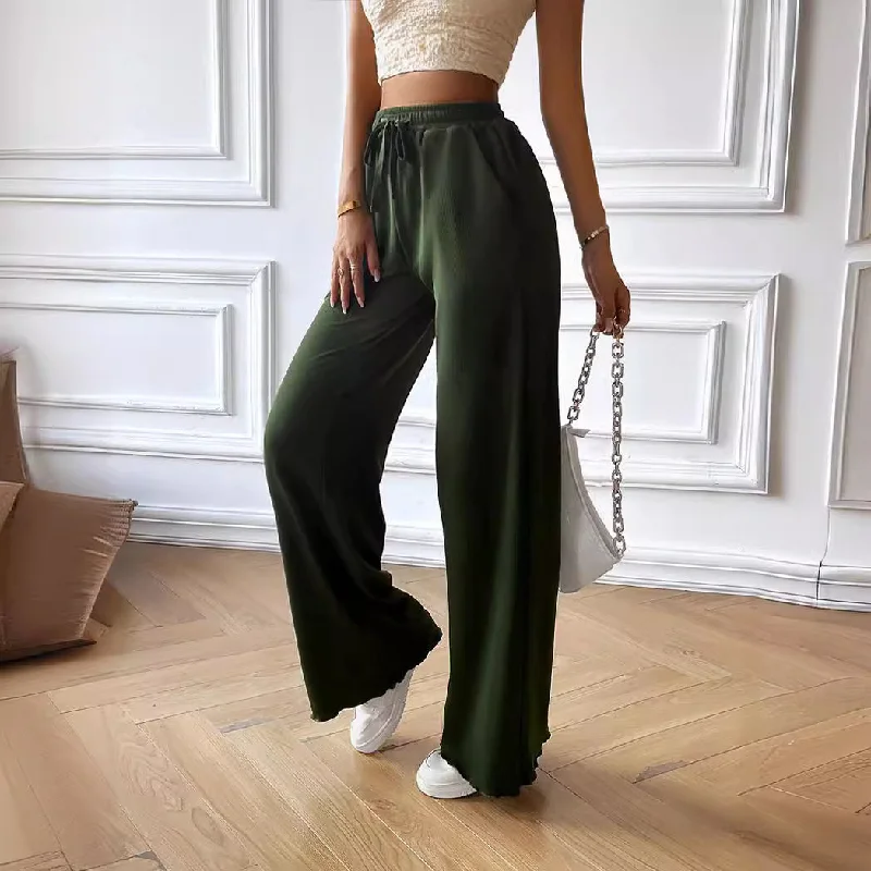 Loose-fitting Wide-leg Trousers