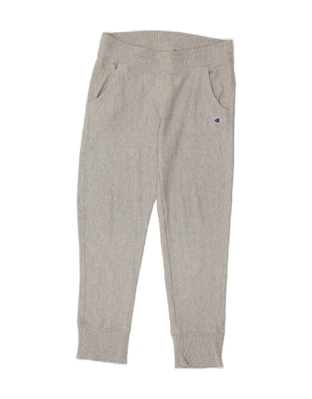 CHAMPION Womens Tracksuit Trousers Joggers UK 14 Large Grey