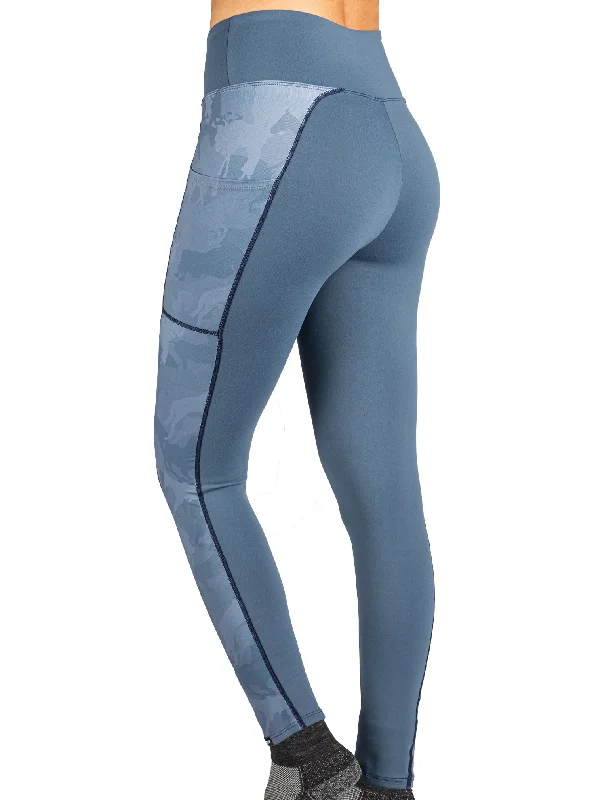 TRYON BLUE CAMO RIDING LEGGING