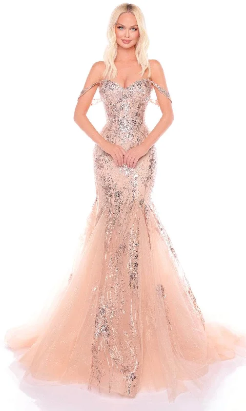 Amarra 88132 - Embellished Sweetheart Neck Prom Gown