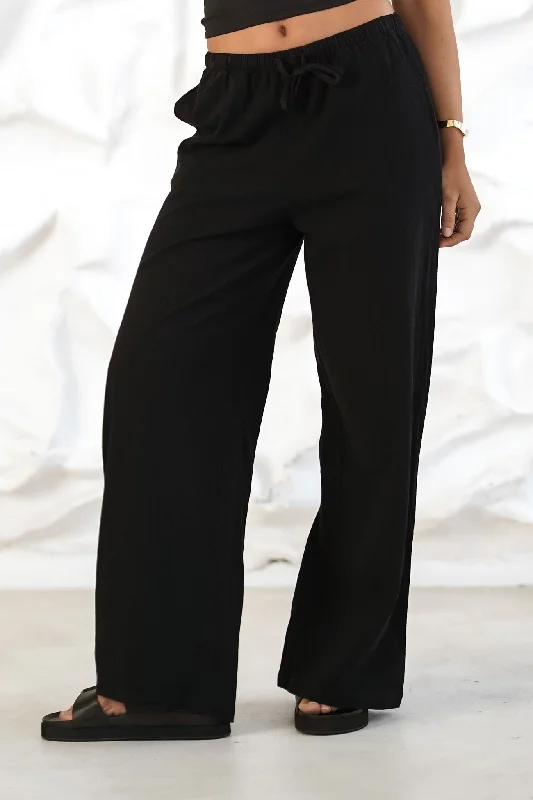 Elijah Beach Pant Black