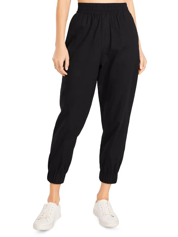 On The Move Womens Cotton Crop Pants